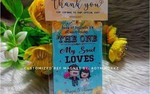 Ref Magnet Wedding Souvenir Design