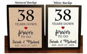 What Is The Traditional Gift For A 38Th Wedding Anniversary