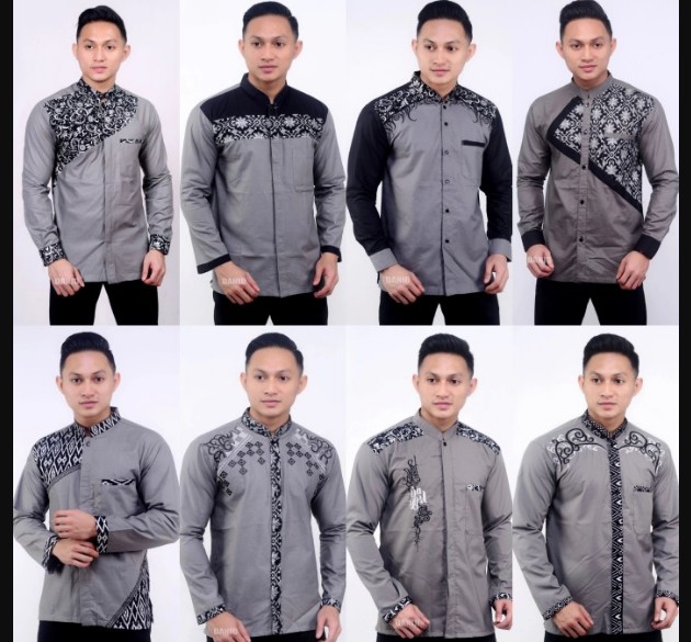 Model Baju Koko Terbaru Pria Kombinasi