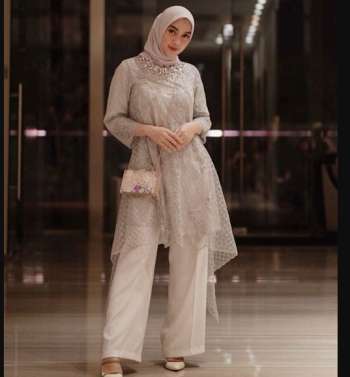 baju kondangan simple hijab