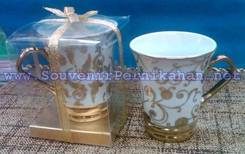 Souvenir Gelas  Keramik Cantik  Souvenir Pernikahan