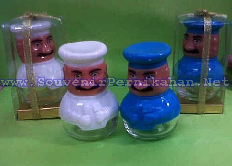 souvenir tempat lada dan garam keramik